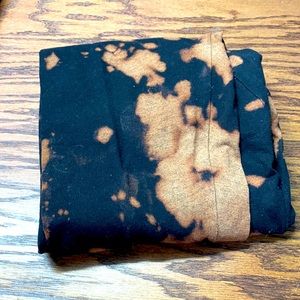 Bleached tye dye leggings